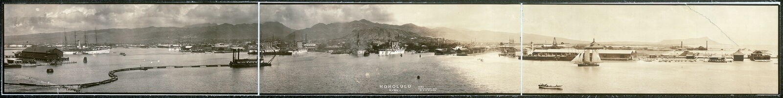 Photo:1910 Panoramic: Honolulu,Hawaii