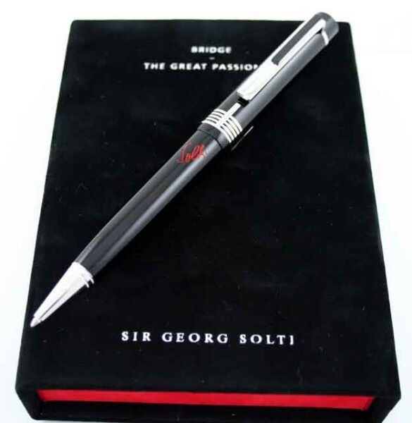 Montblanc   Ballpoint Pen Limited  Edition Sir Georg Solti  New In Box