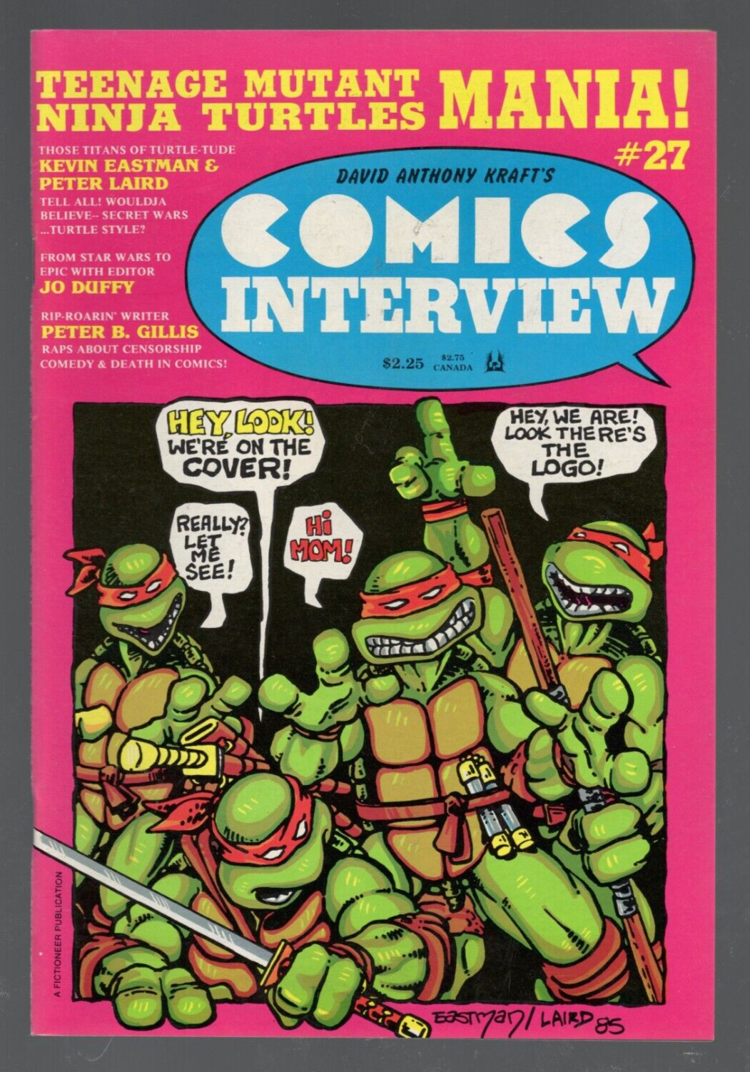 Comics Interview #27 1985 NM/M 9.8