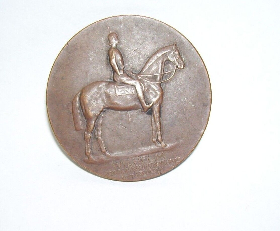 Antique Commemorative Medal King of Prussia Wilhelm  1897 Berlin 1907