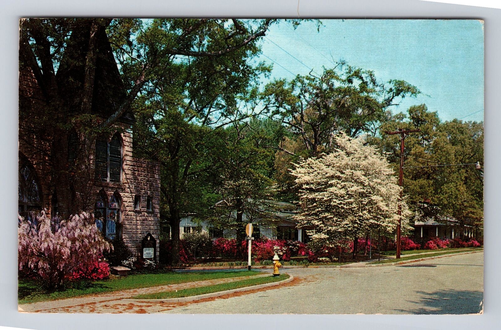 Summerton SC-South Carolina, St Matthias Episcopal Church, Vintage Postcard
