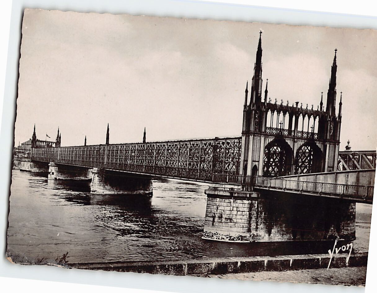 Postcard Rheinbrücke Kehl Strassbourg France