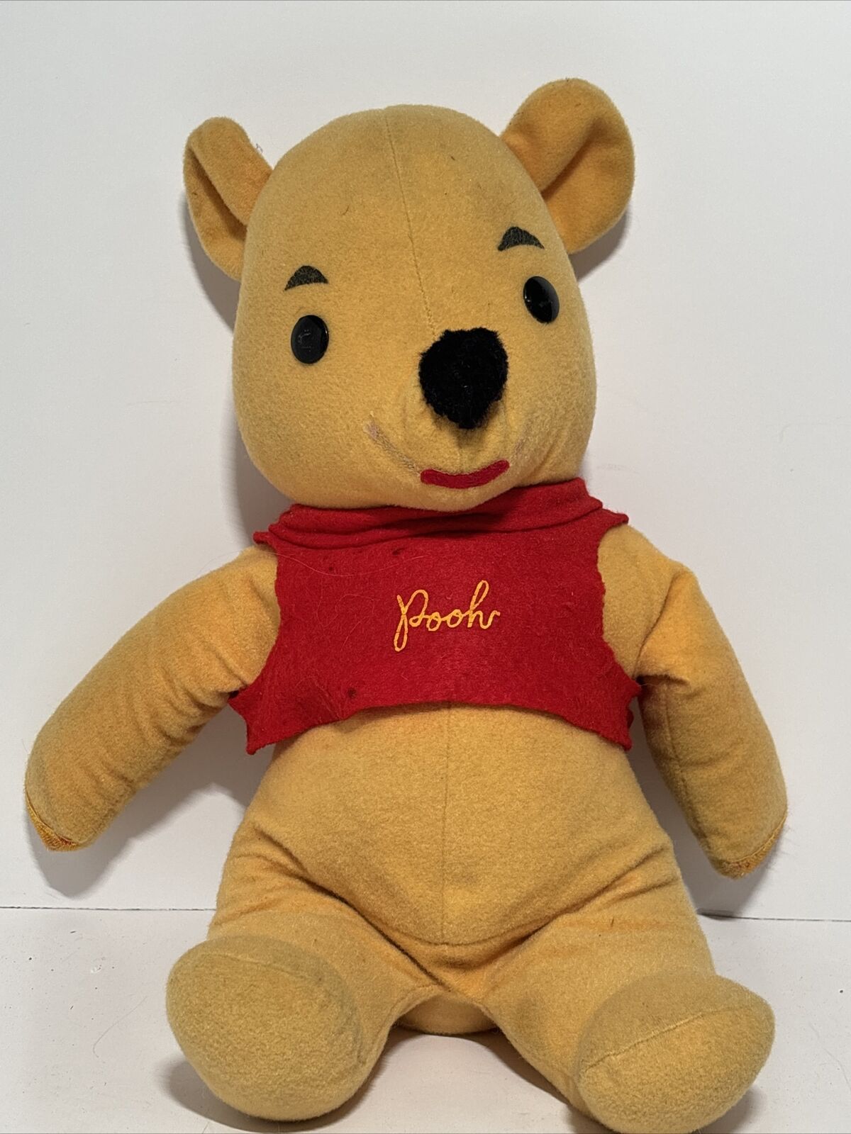 VTG 60s J. Swedin Gund Winnie The Pooh Plush Walt Disney Plush Stuffed 16”