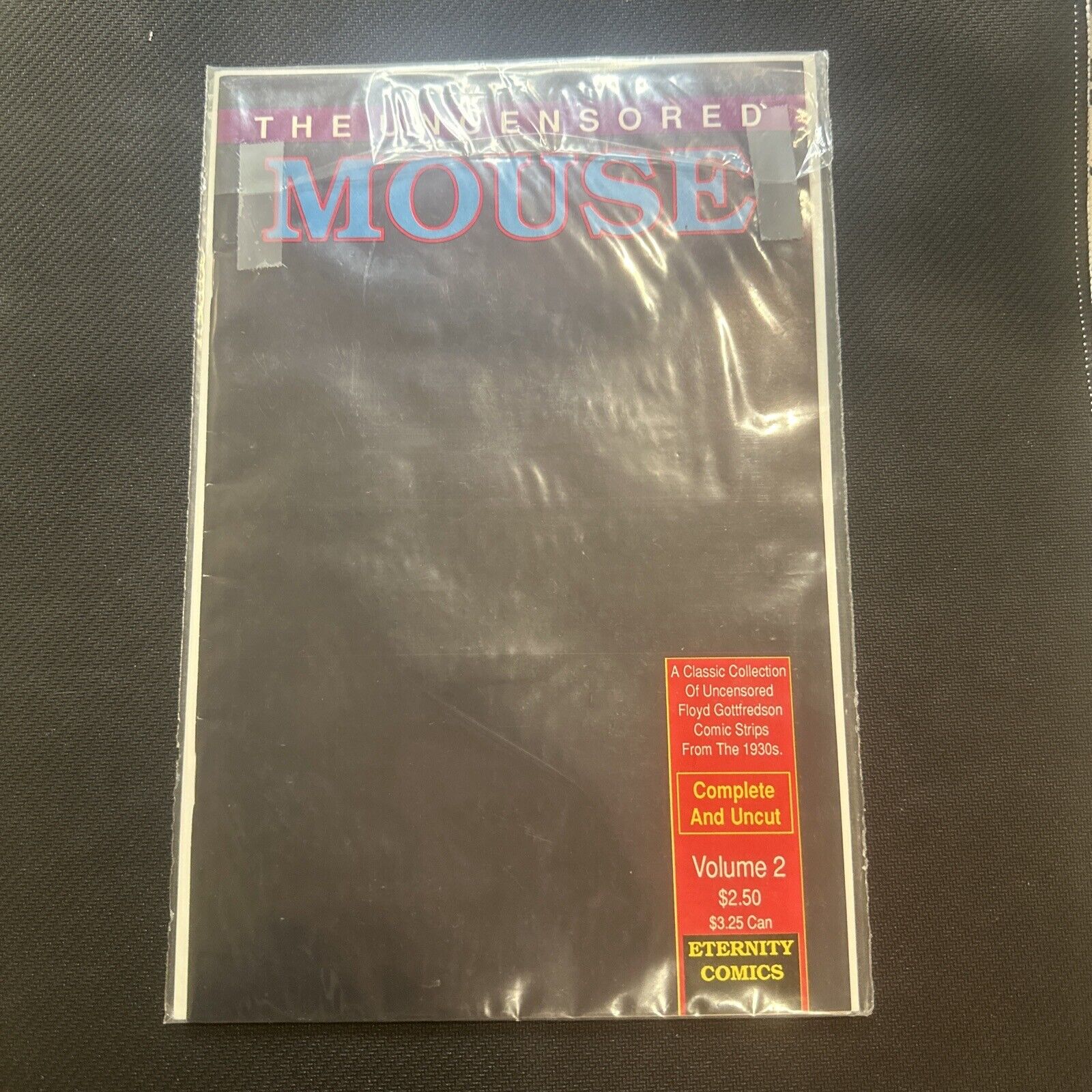 THE UNCENSORED MOUSE VOL #2, 1989, ETERNITY, REPRINT MICKEY MOUSE STORIES new