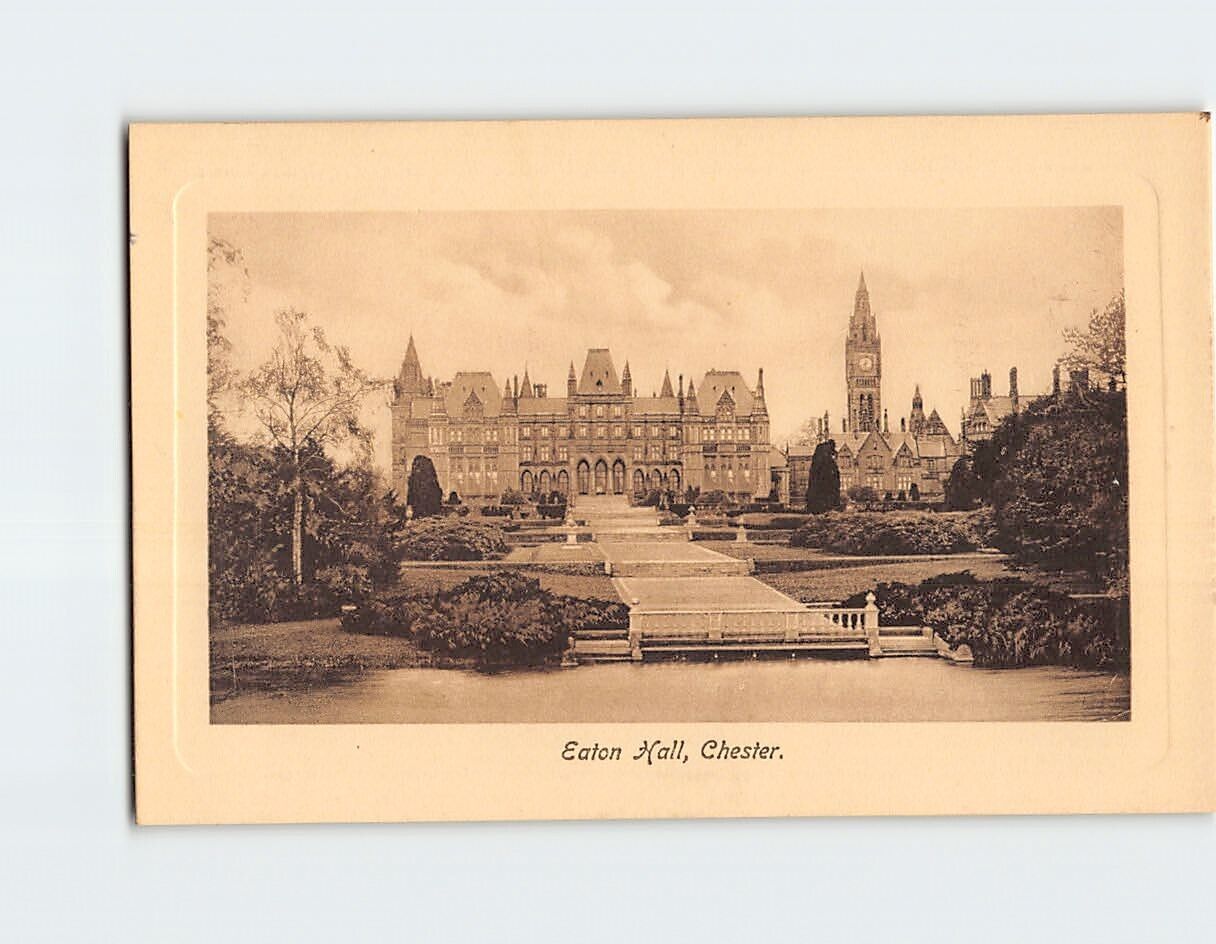 Postcard Eaton Hall Chester Cheshire England