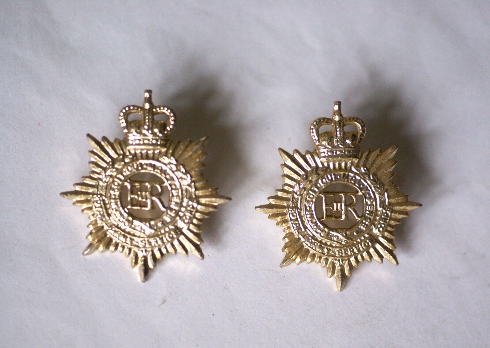 British Royal Army Service Corps collar badges, obsolete since 1965