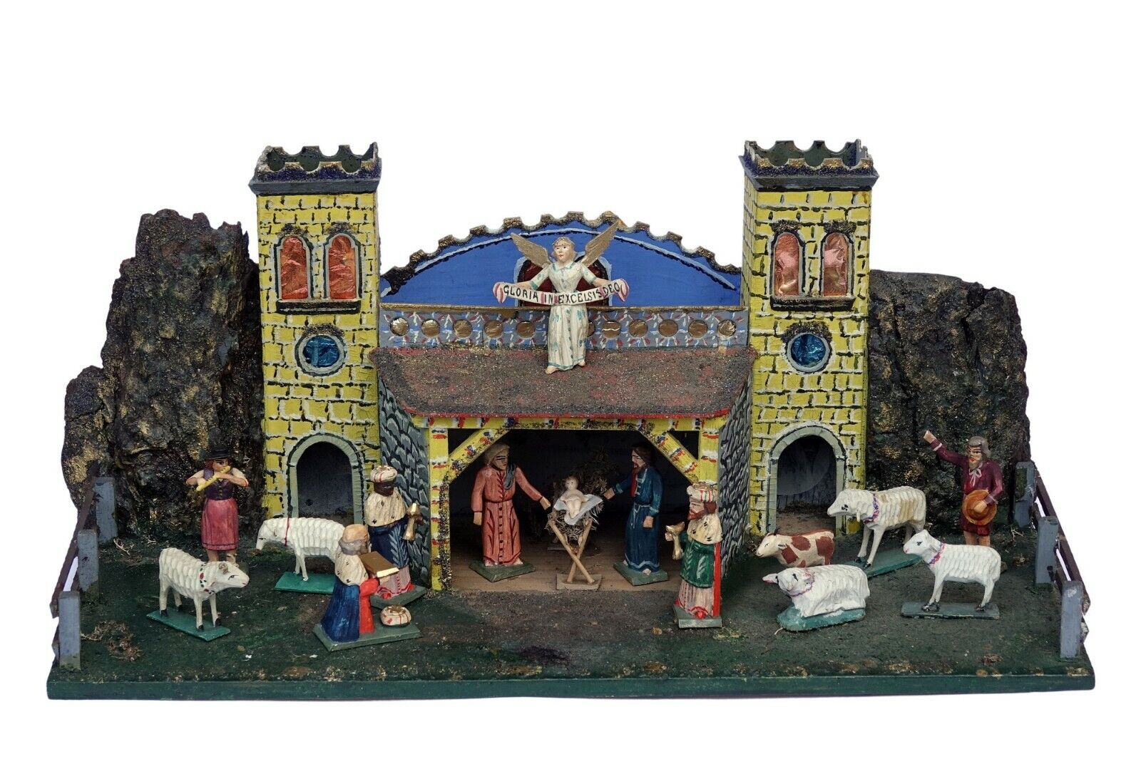 Grulicher Nativity Scene Grulich, With 15 Figures (#14325)