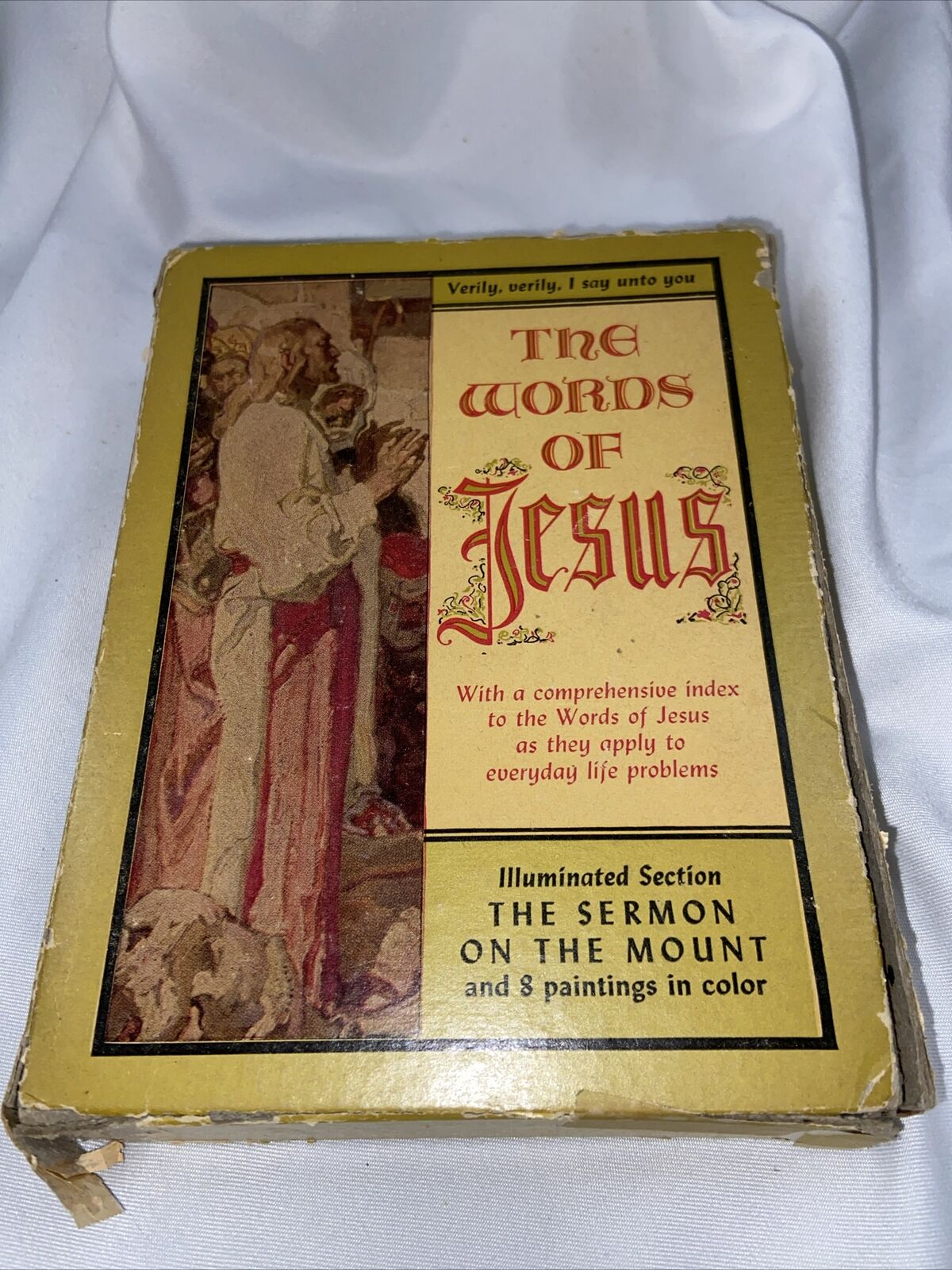 The Words of Jesus 1943 by Gilbert James Brett in Original Box