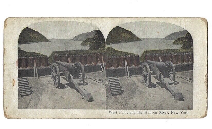 c1880s West Point & Hudson River New York NY Stereoview Stereoscopic Photo Card