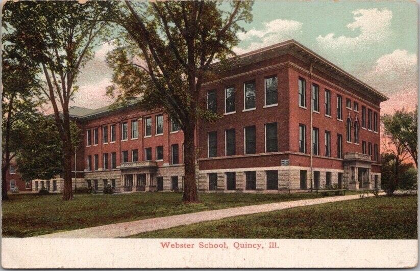 QUINCY, Illinois Postcard \