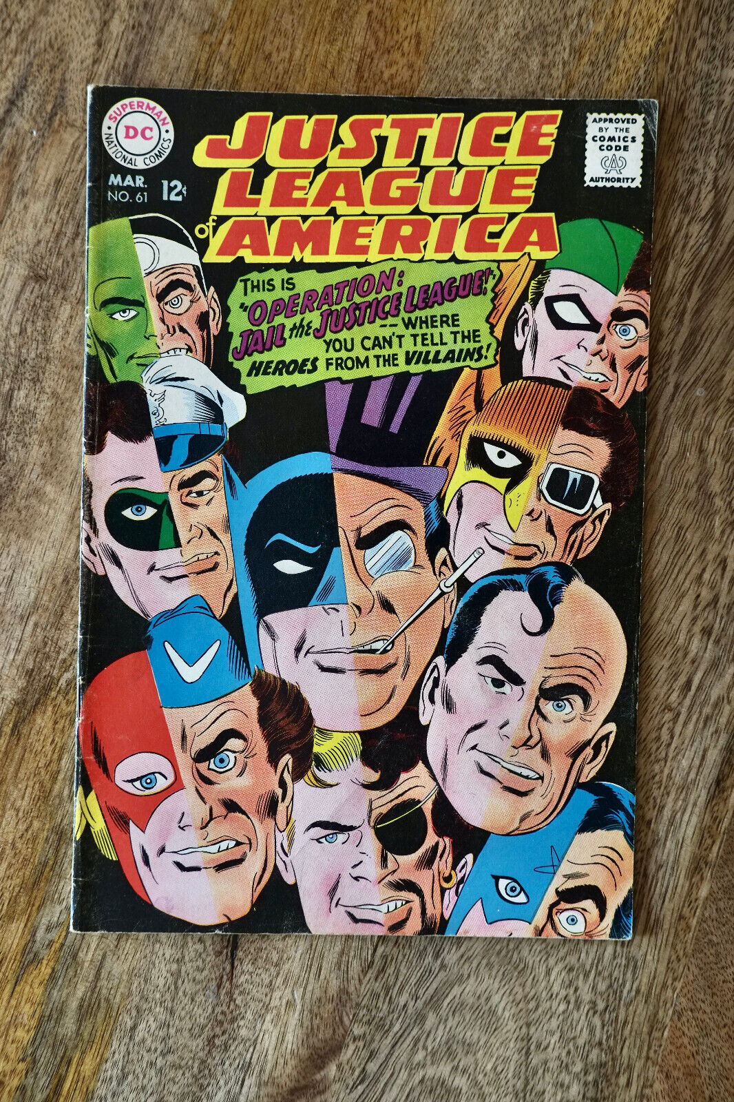 Justice League of America # 61 | Mike Sekowsky art DC Comics 1968