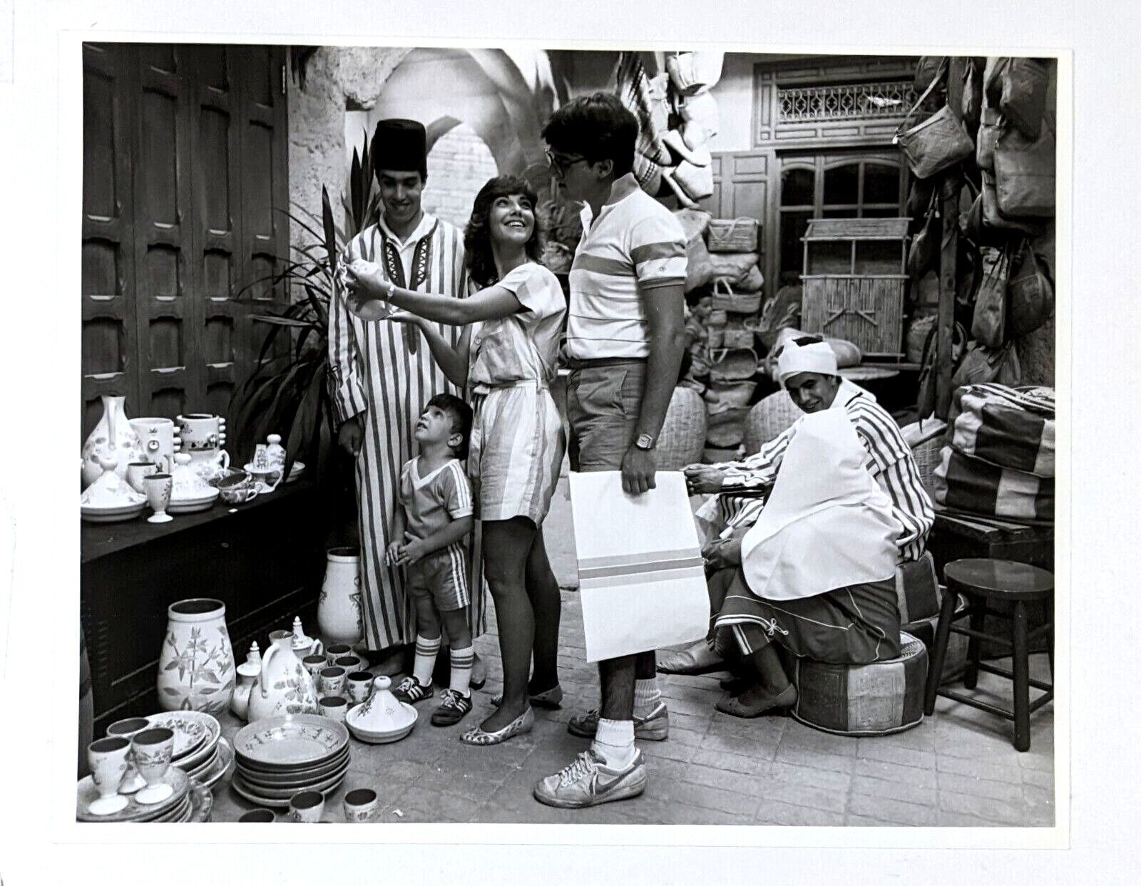 1984 Epcot Disney World Kingdom of Morocco Market Vintage Promo Photo Orlando FL