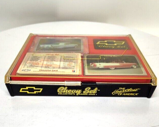 Chevy Set Collector’s Cards Special Edition Factory Set With Case