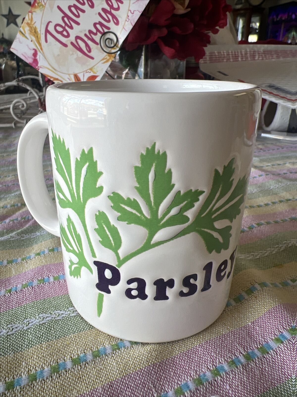 Waechtersbach Spain Parsley Thyme Herb Ceramic 10oz Coffee Mug