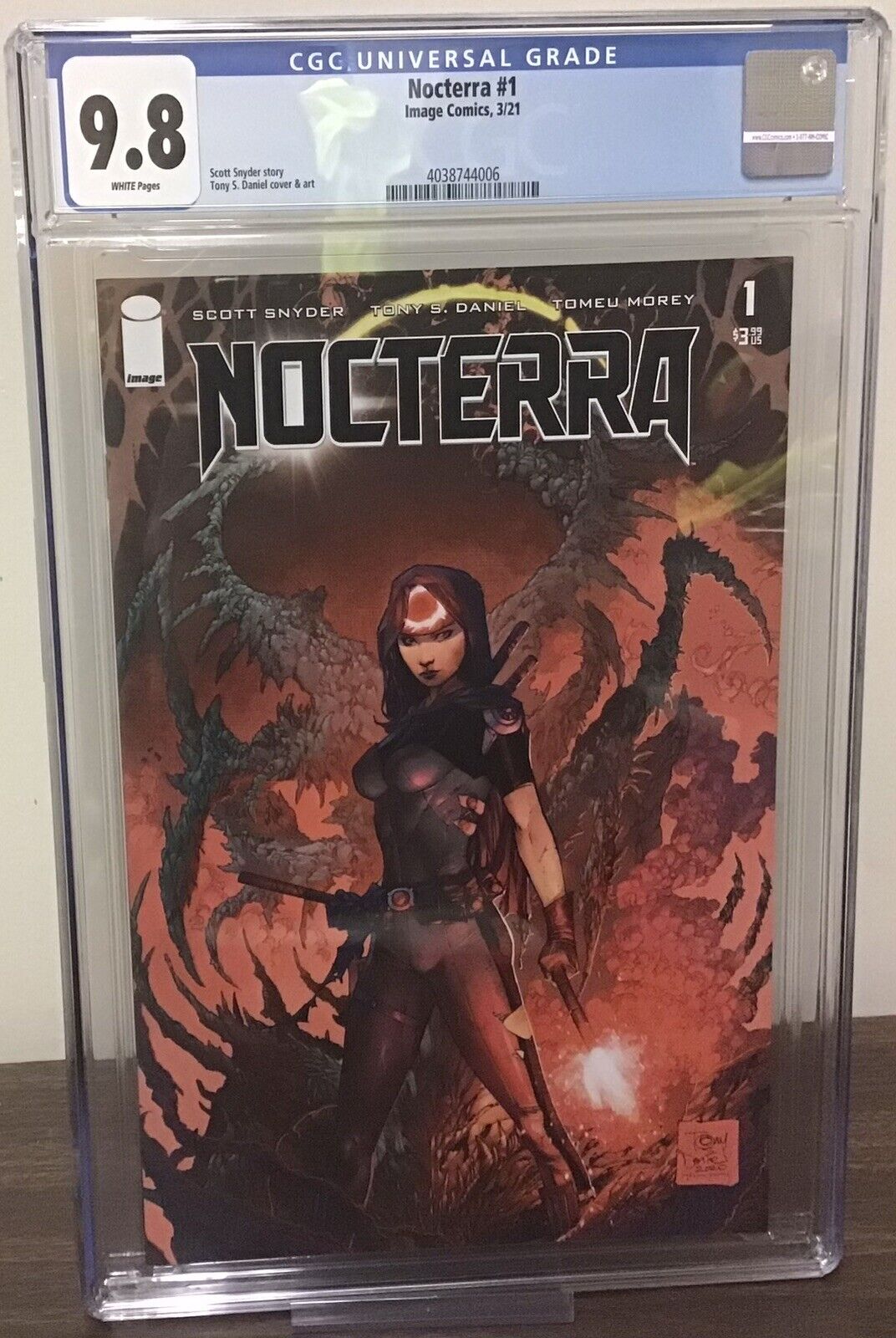 Nocterra 1 CGC 9.8 First Print Cover A 2021 Scott Snyder