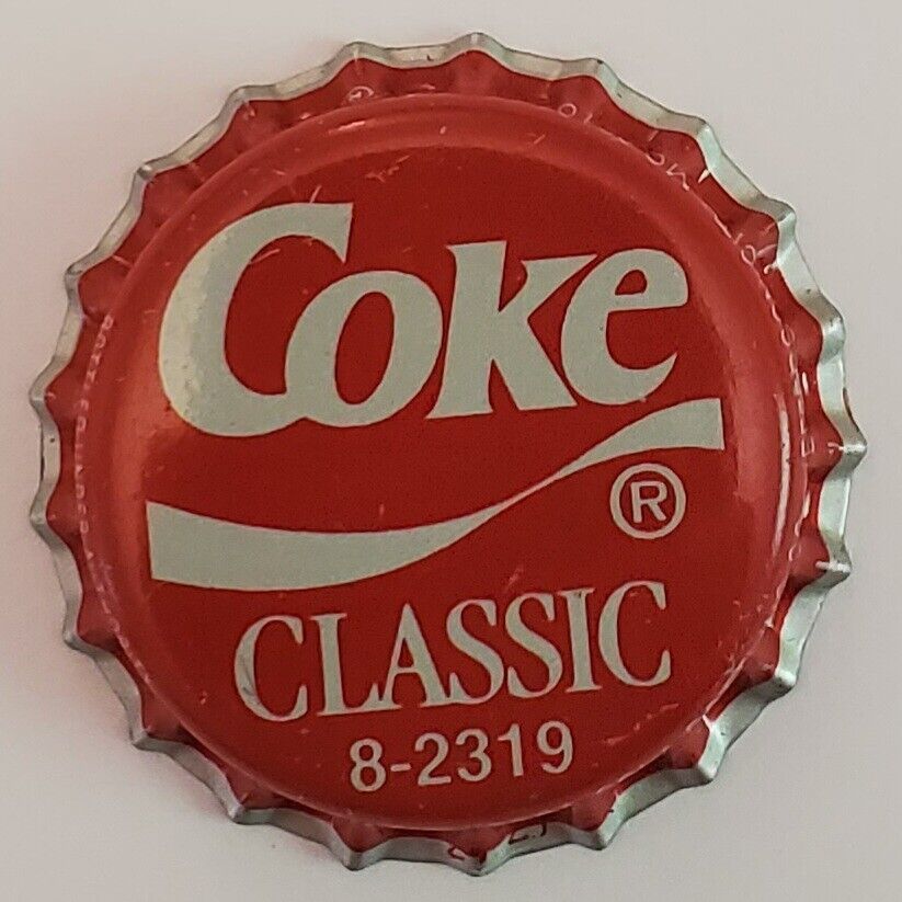 Vintage Coke Classic bottle cap; 1992; Unused NOS (Jefferson City, MO)