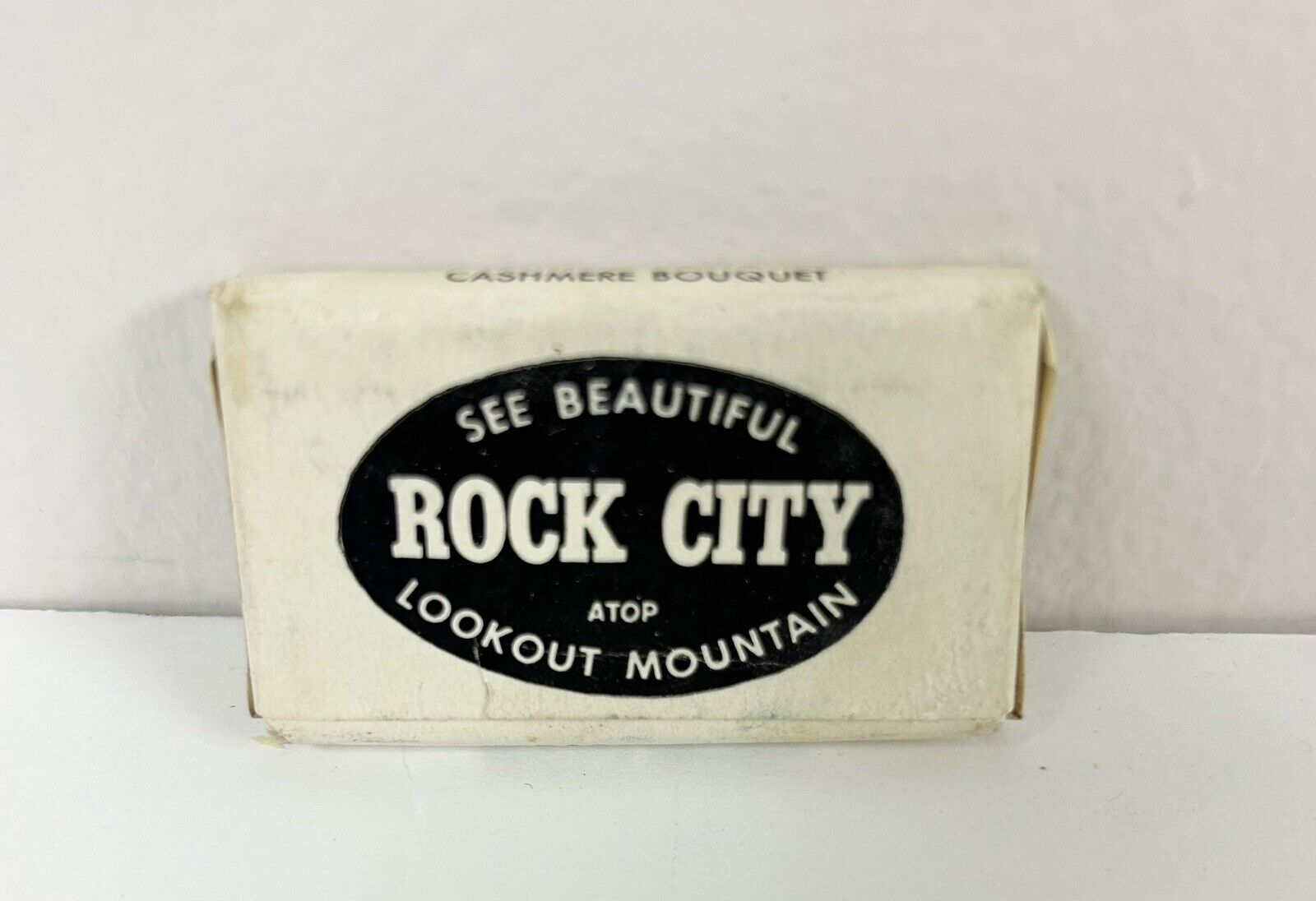 Vintage Rock City Travel Soap 1950’s Atop Lookout Mtn TN Cashmere Bouquet MCM
