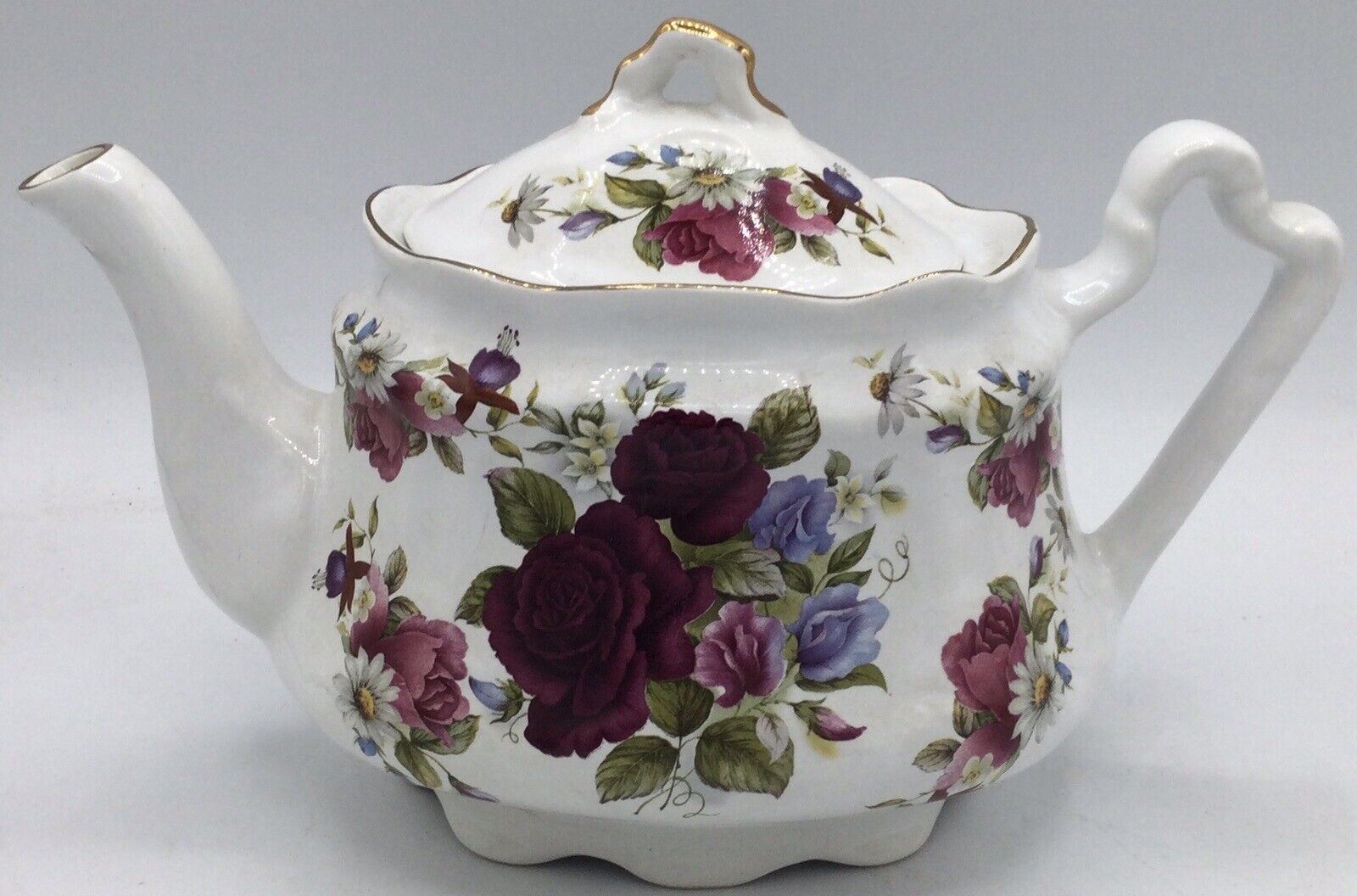 Arthur Wood & Son Teapot  Staffordshire, England Est. 1884 #6343