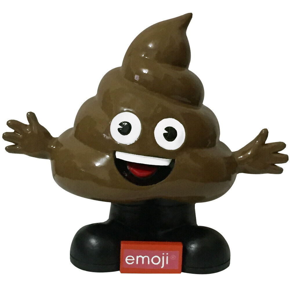 emoji Poo Bobblehead Officially Licensed Poop Emoji-Tude - New