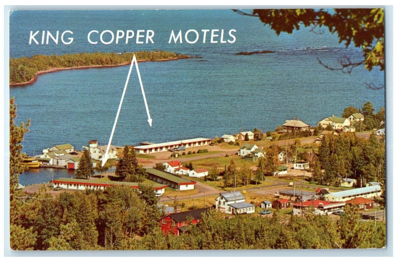 c1960 Keweenaw County Michigan\'s Upper Peninsula Copper Harbor Michigan Postcard
