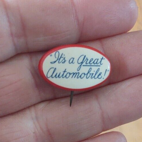 Very Rare Marmon Automobiles Label Pinback 1920\'s \