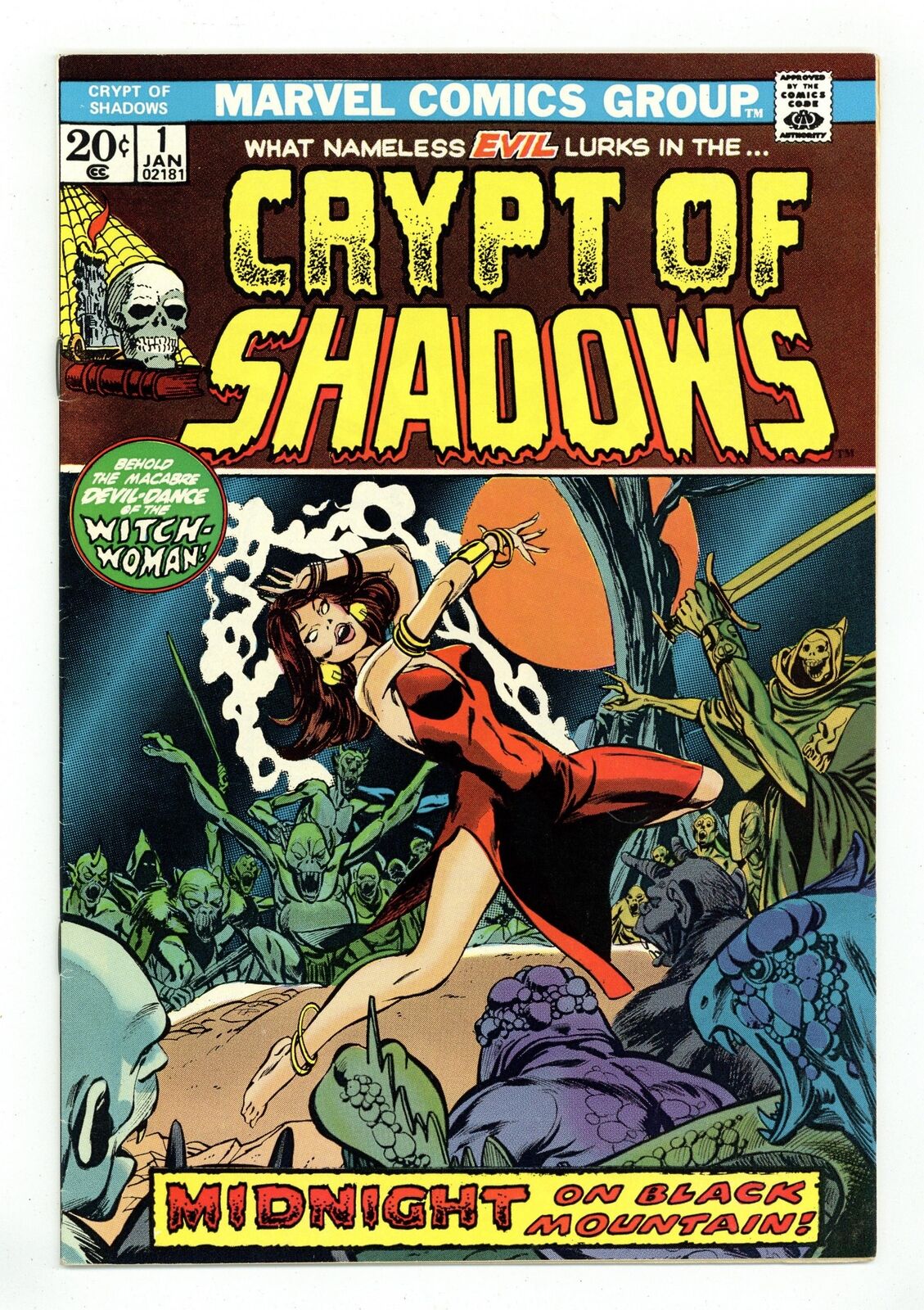 Crypt of Shadows #1 FN+ 6.5 1973