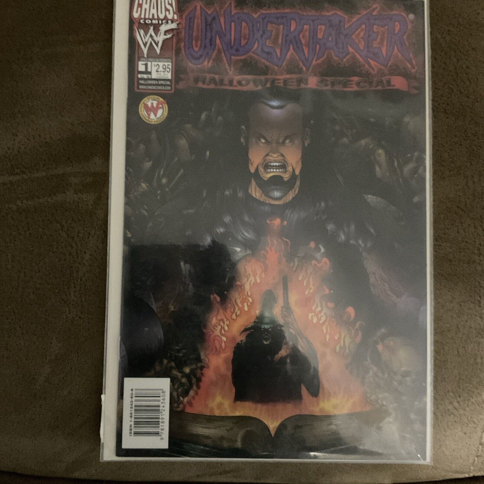 Undertaker Halloween Special Comic #1B Art Cover (1999 Chaos) - NM Unread
