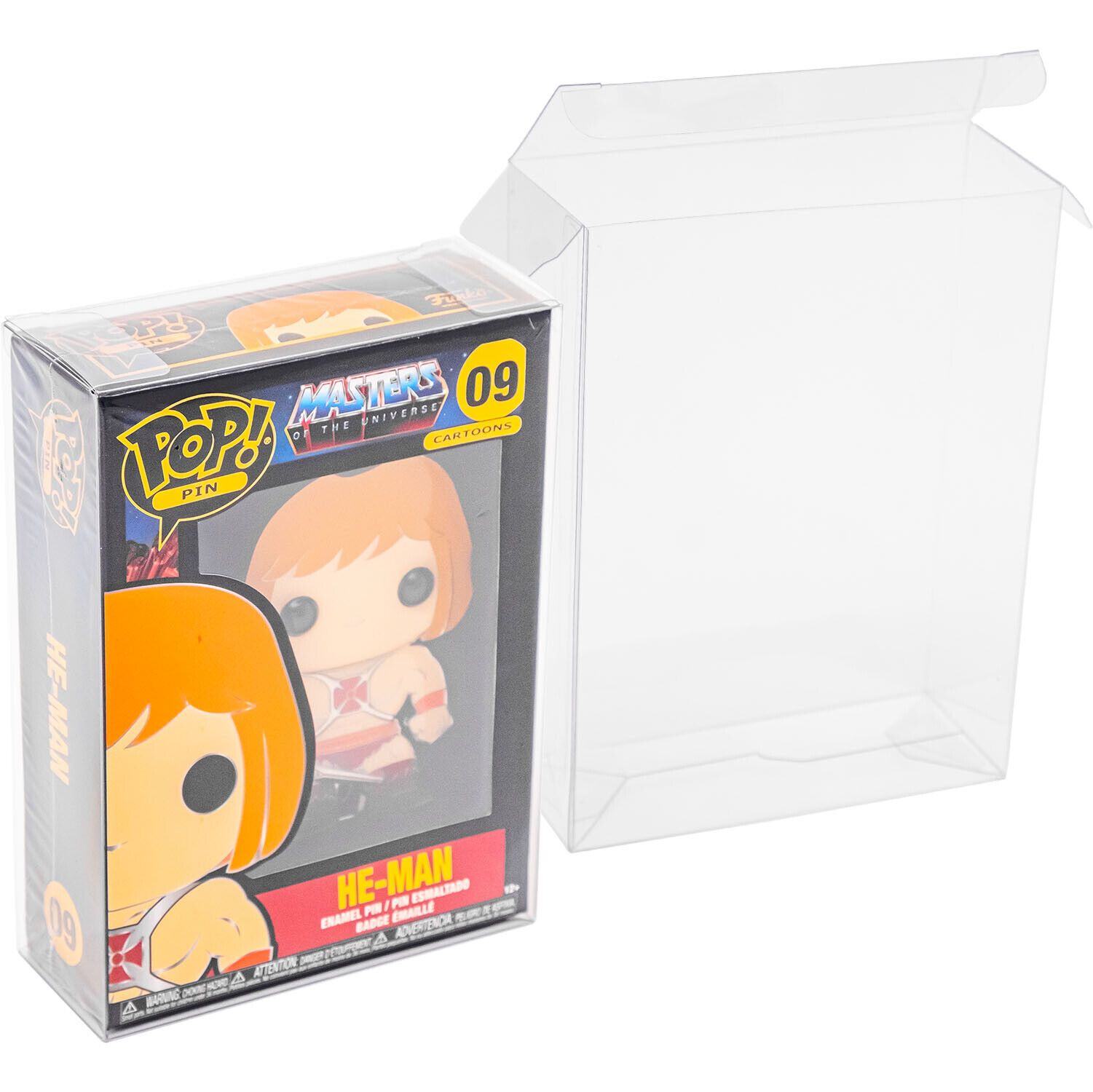 Funko Pop Pin Protector Case for Enamel Pin Boxes Figures Display
