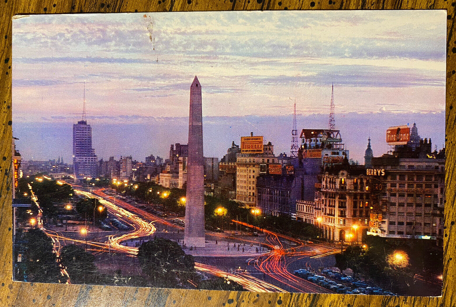Vintage Postcard Buenos Aires, Argentina