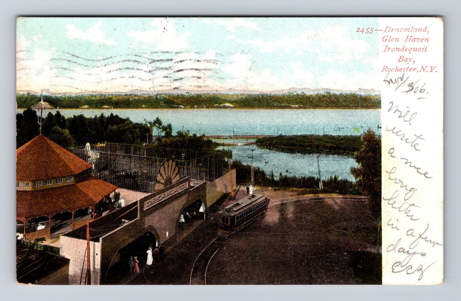 Rochester NY-New York, Draemland, Glen Haven, Irondequoit Vintage c1906 Postcard