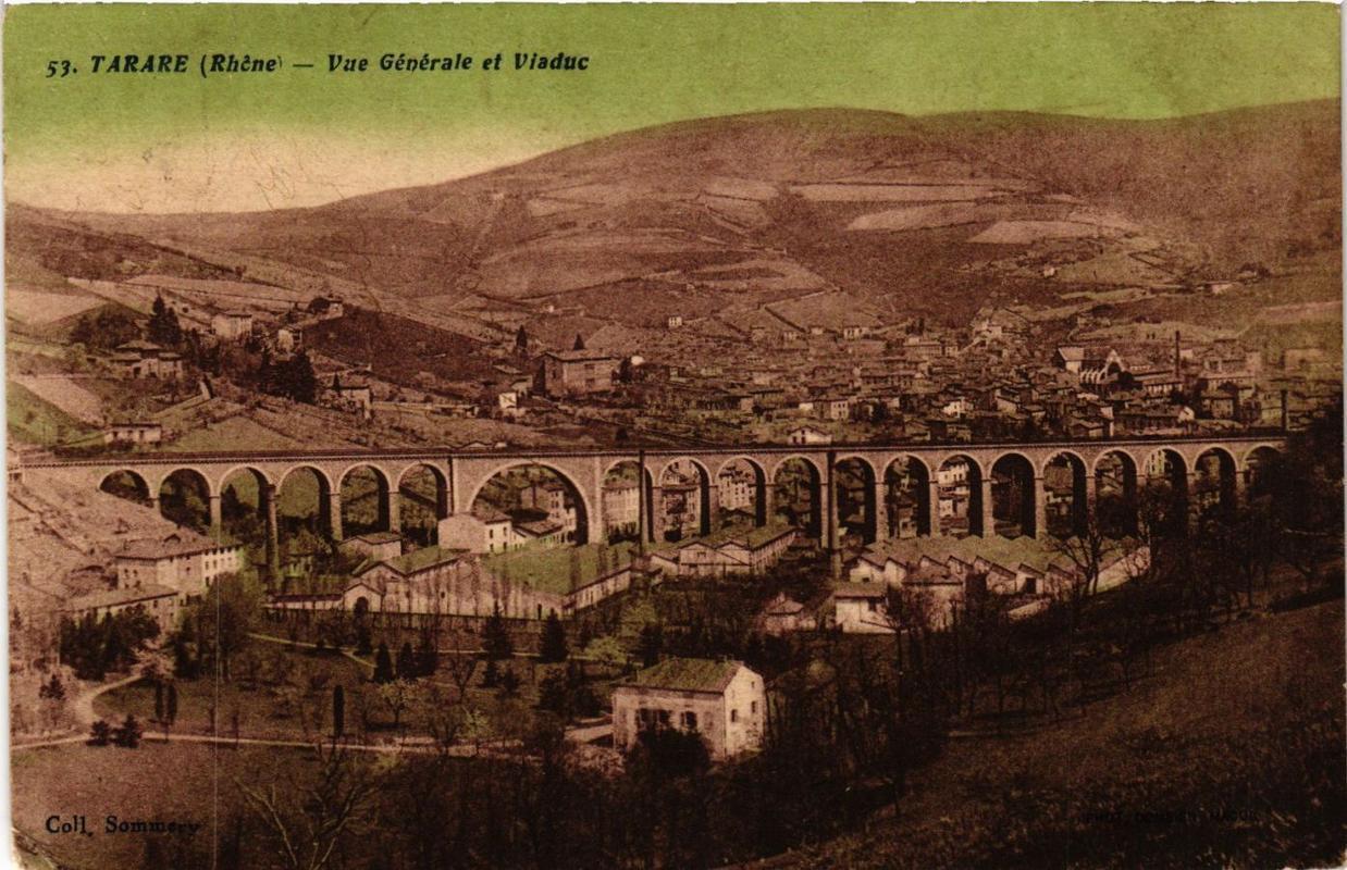 CPA AK TARARE General View and Viaduct (614287)