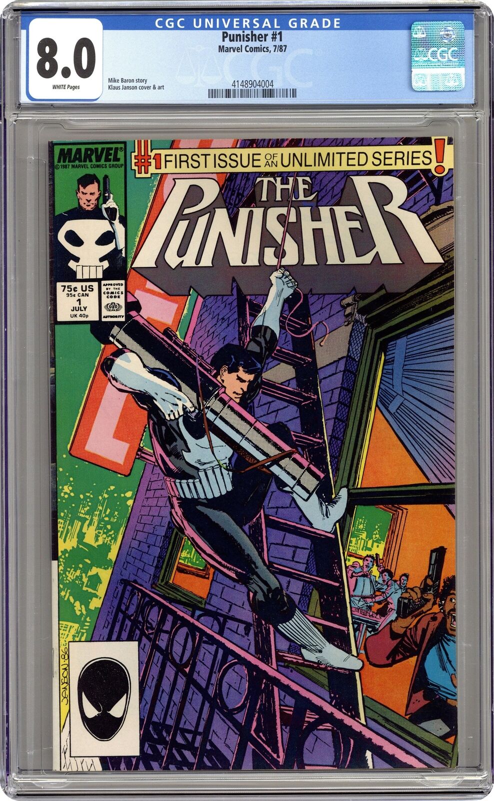 Punisher 1D CGC 8.0 1987 4148904004
