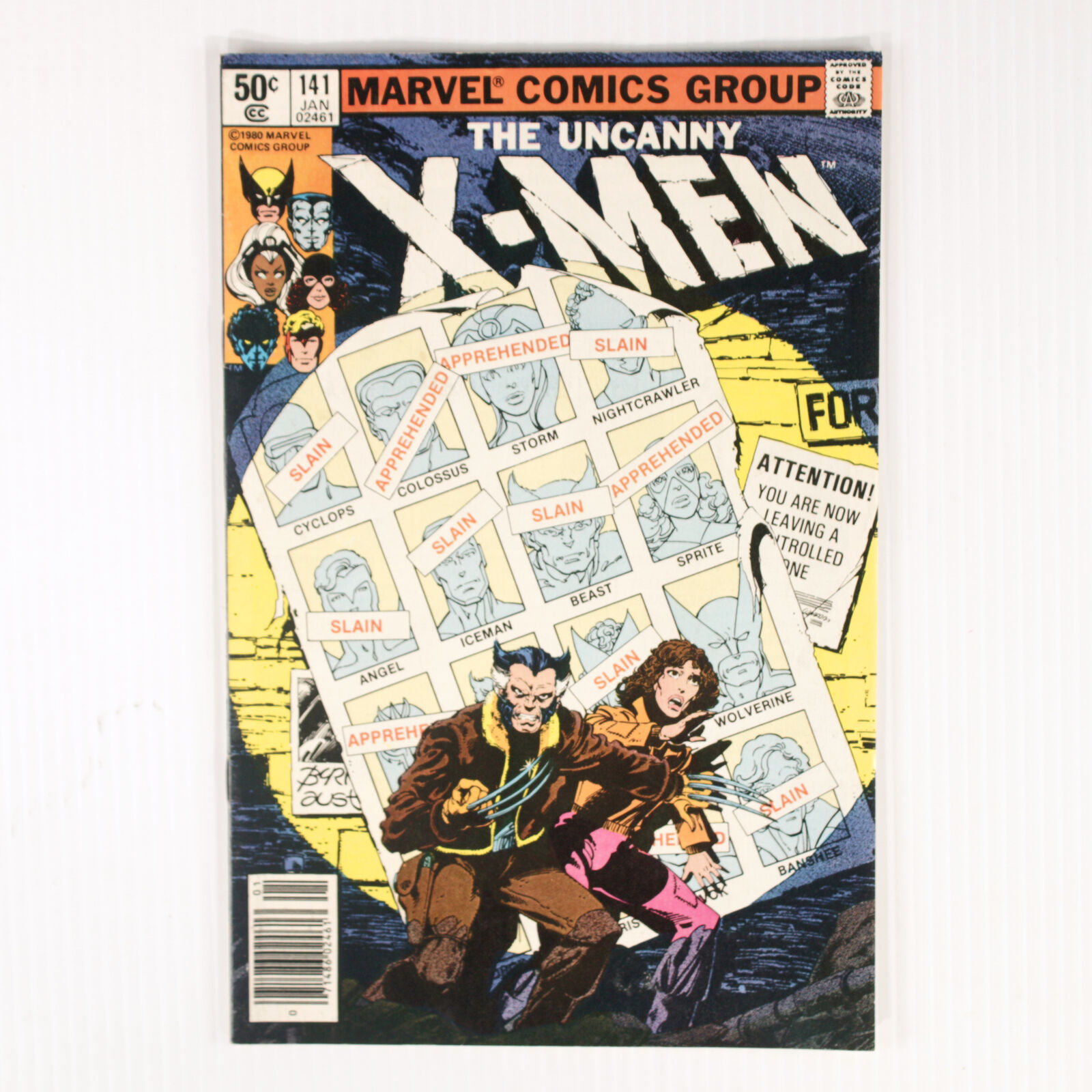X-Men #141 - Days of Future Past - Newsstand -  Iconic Cover