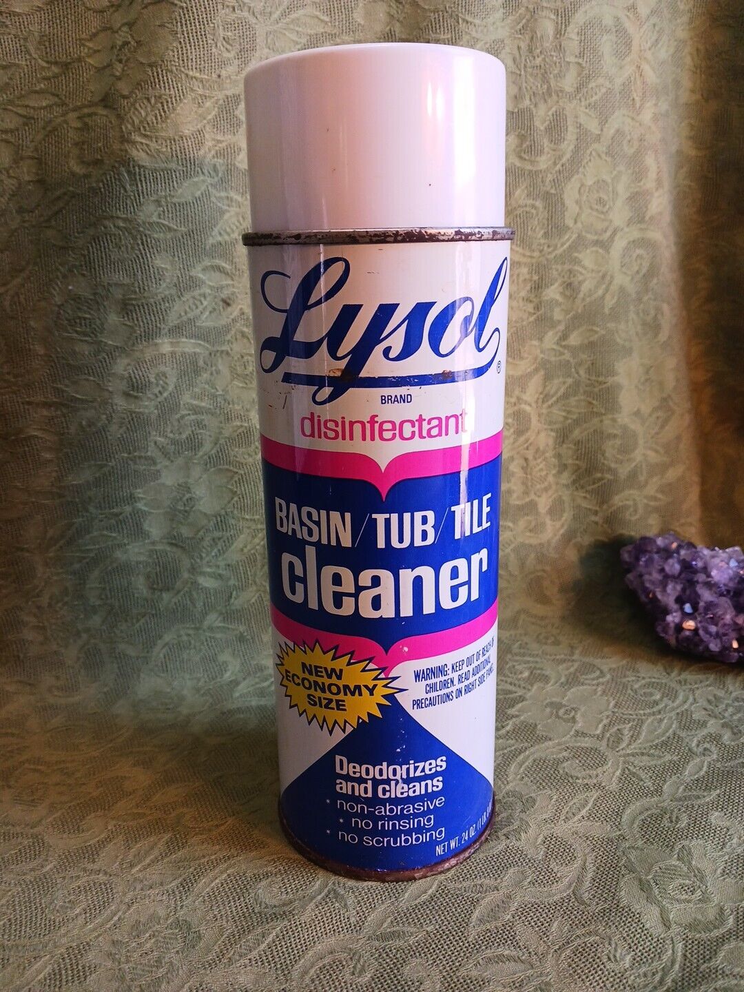 VTG Lysol Disinfectant Basin Tub And Tile Economy 24oz Metal Can MOVIE PROP 