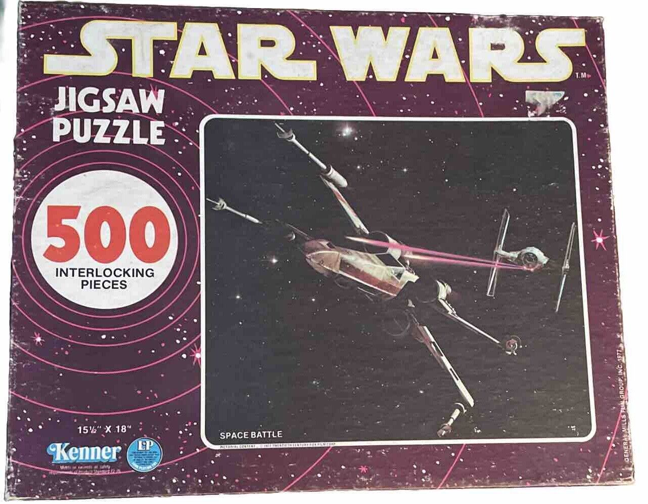 Vintage Kenner STAR WARS Space Battle X-Wing - 500 Piece Puzzle COMPLETE