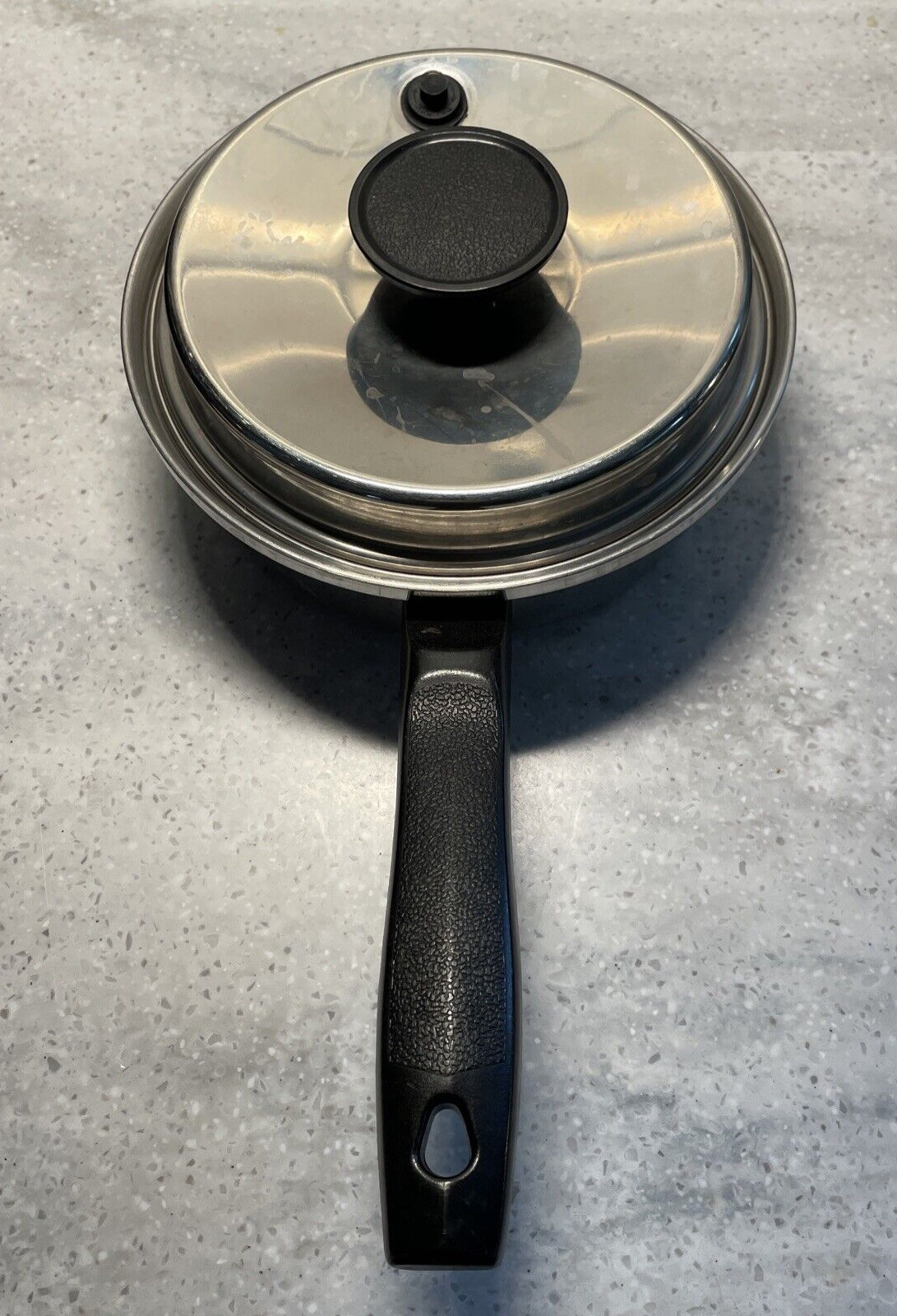 Ekco ROYAL PRESTIGE  7” Stainless Steel Skillet Pan with Vented Lid