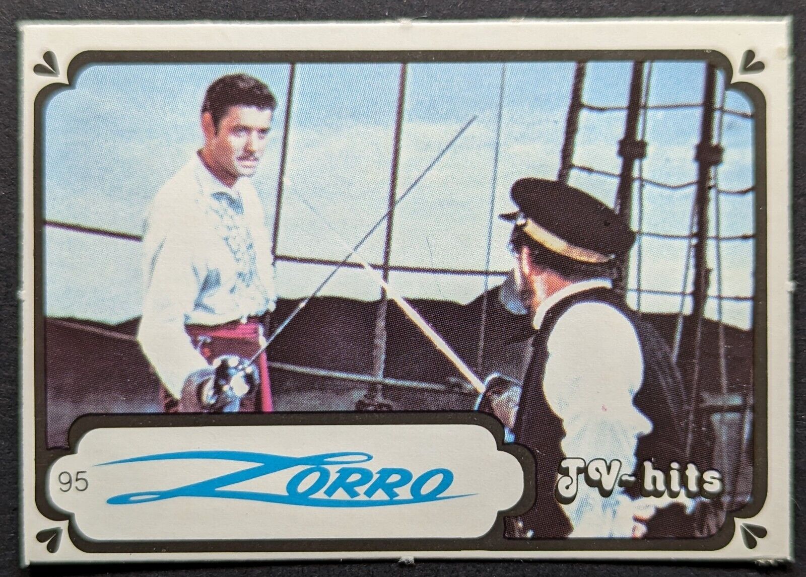 Zorro 1980 Monty Midgee Gum Card #95 (NM)