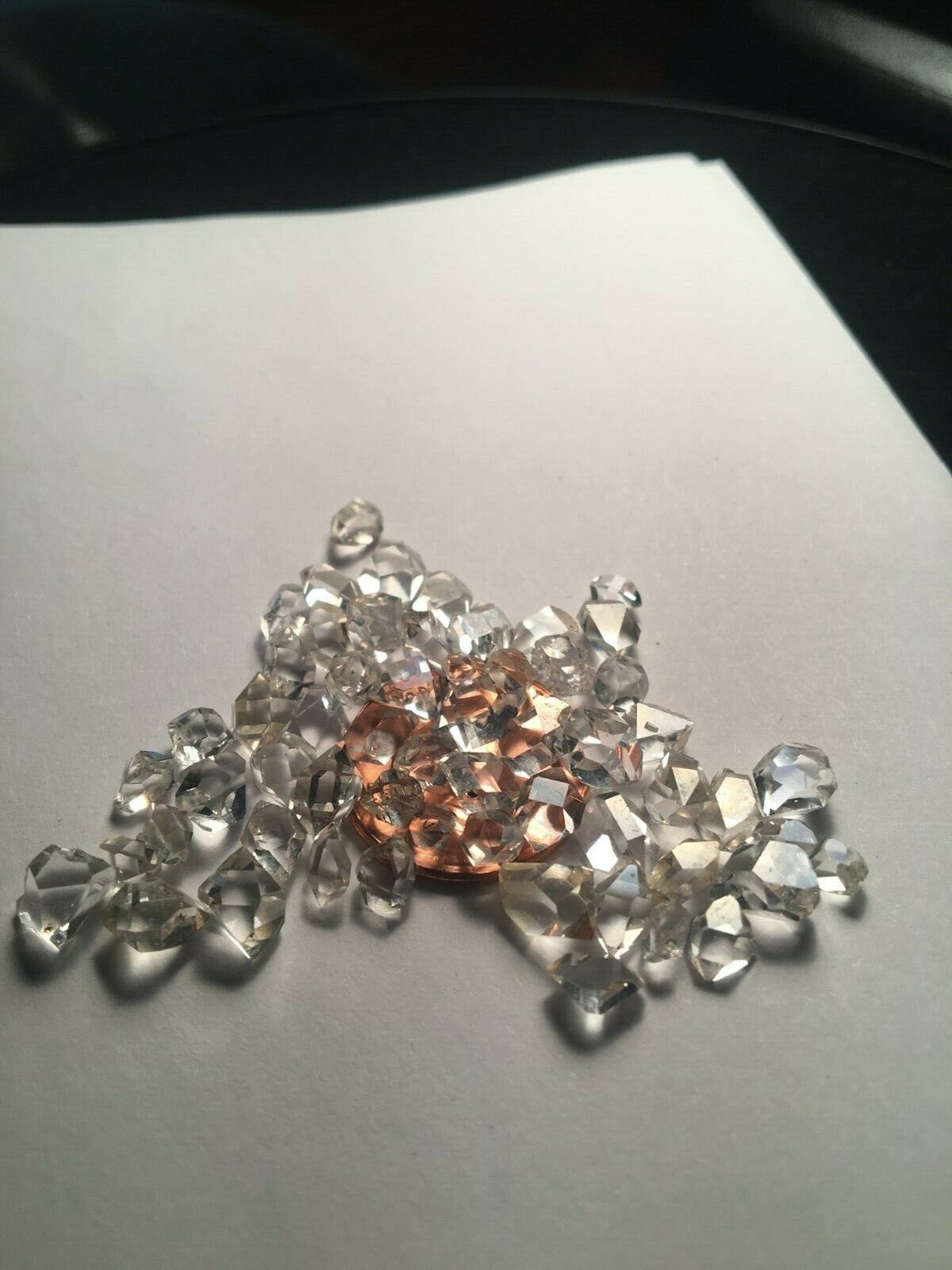 Herkimer NY diamond Xtra-SMALL AAA 5mm X 8mm Jewel grade 3 Carats = 5 crystals