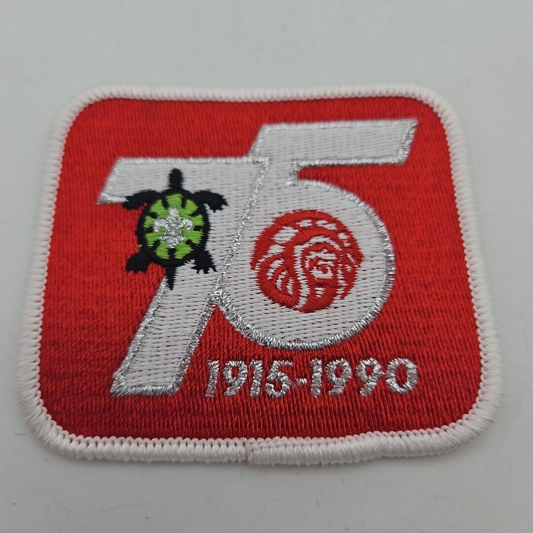 1990 75th Ann Sash emblem Event Vintage Boy Scouts Patch