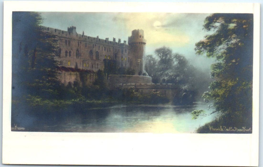 Postcard - Warwick Castle, Warwick, England