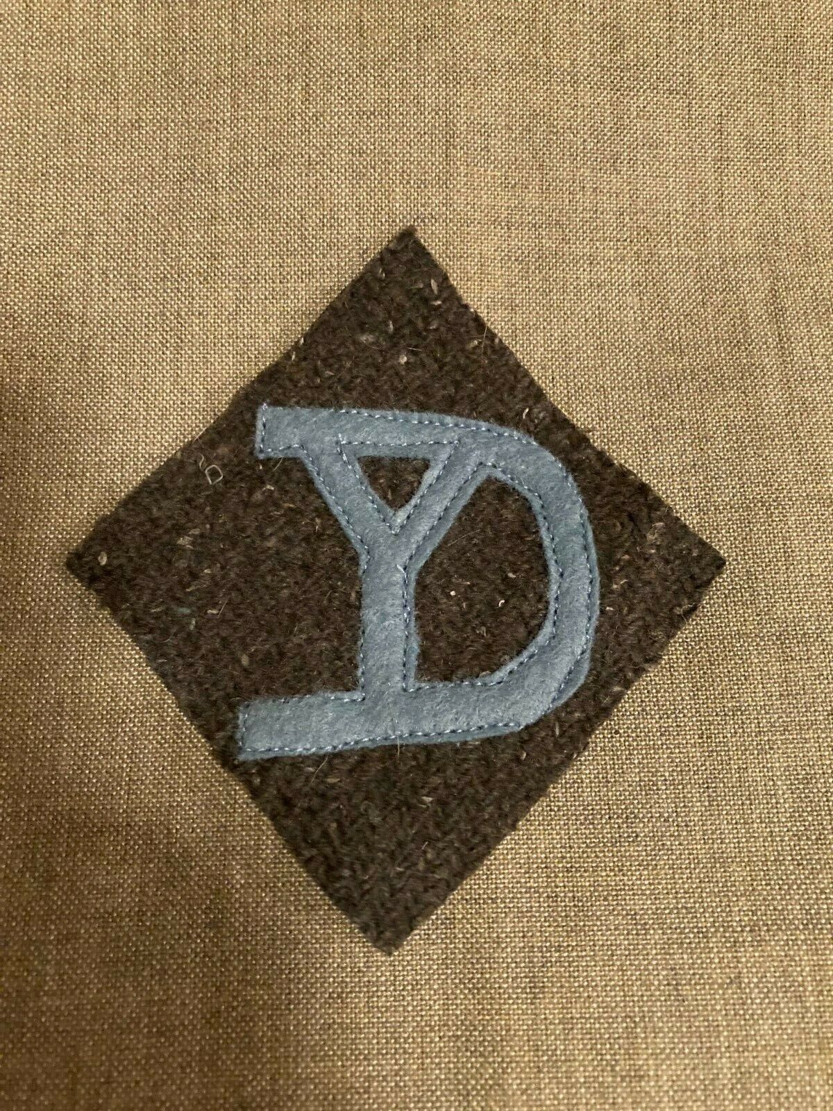  WWI US Army 26th Division patch AEF wool