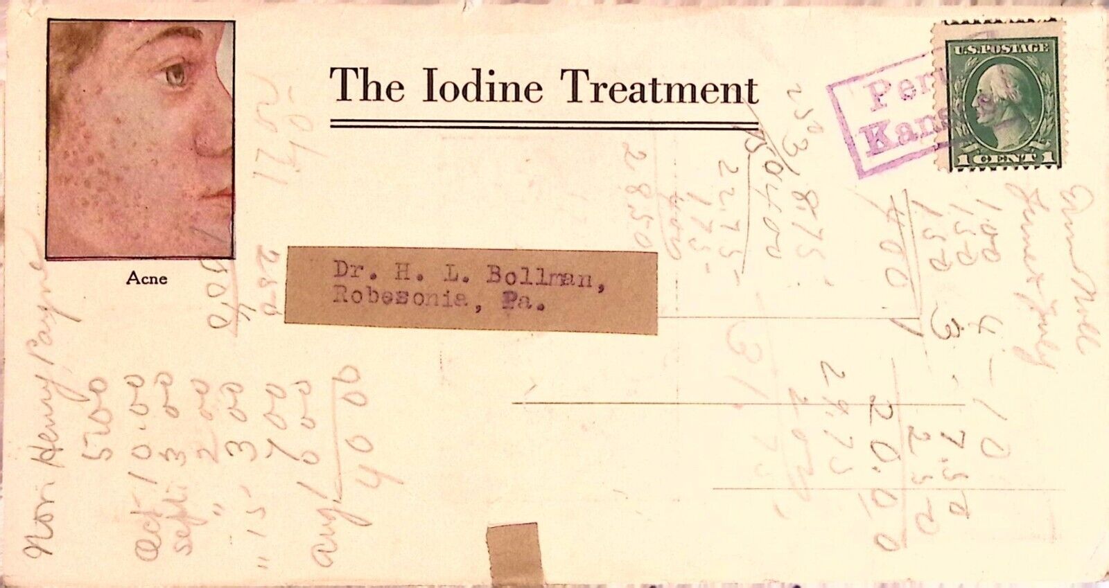 Iodine Treatment Iodine Gas Ointment IGO Advertising Medical Collectible Vintage
