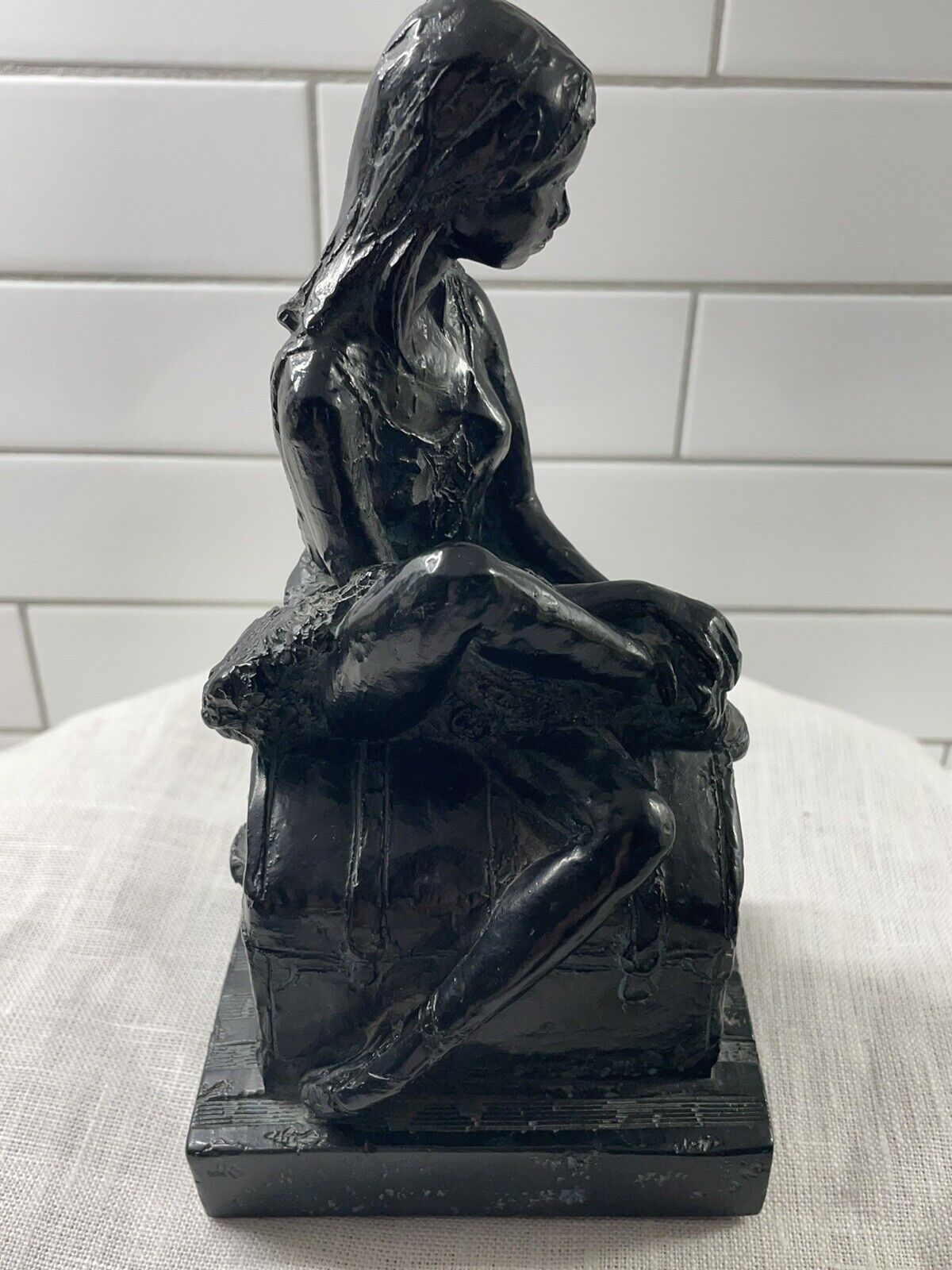 Jeune Danseuse “Young Dancer” Commissioned Sculpture By Nancy duPont Twyman  COA