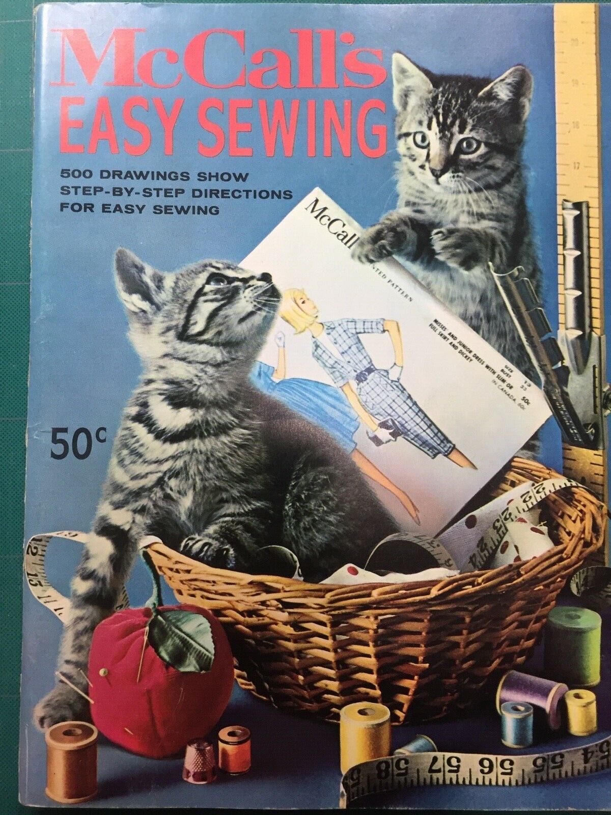 1961 McCalls EASY SEWING Manual Easy Sewing Tailoring Guide Manual 112 pgs