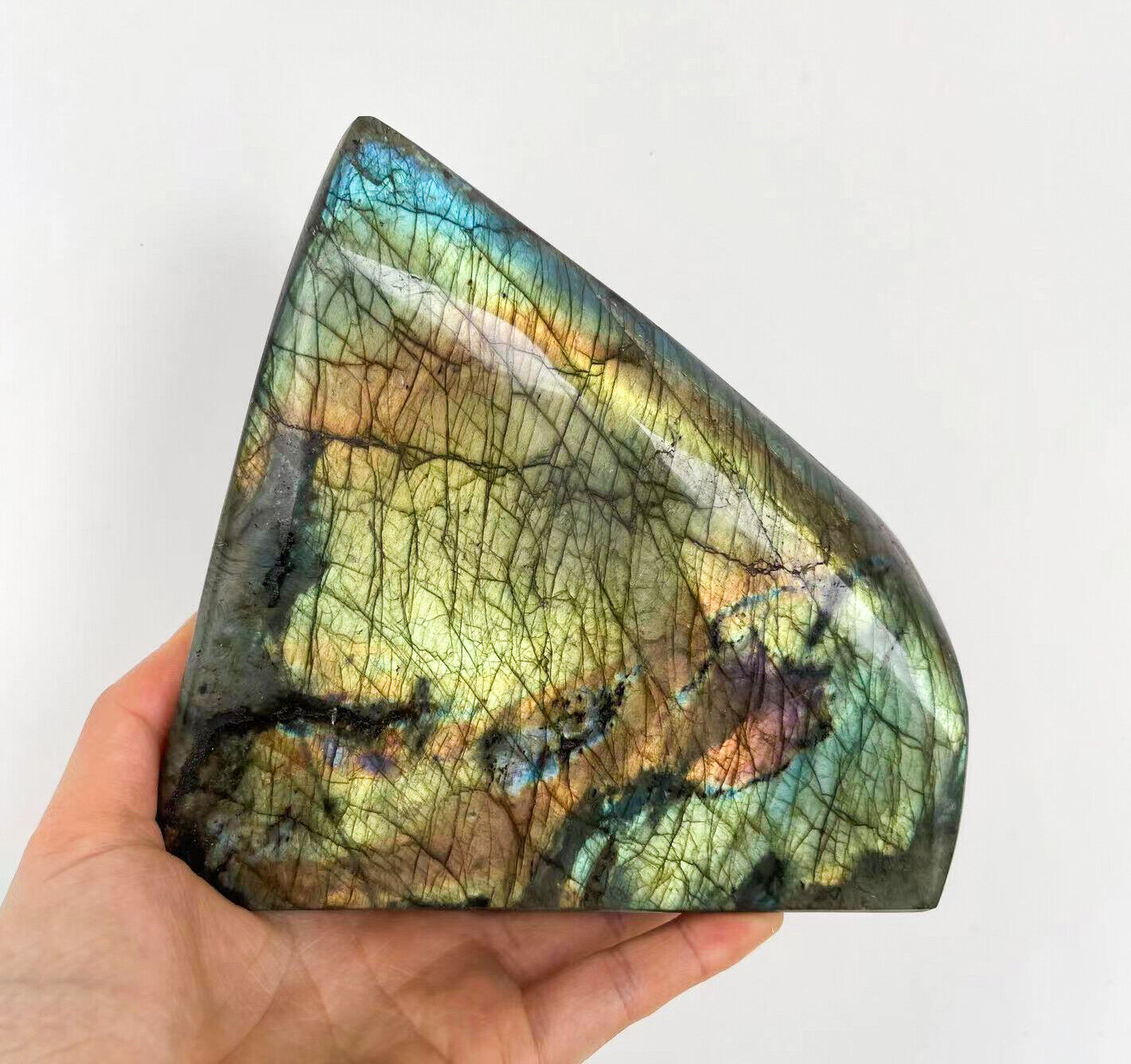 Huge Labradorite Stone, Labradorite Freeform, Labradorite Mineral Quartz Crystal