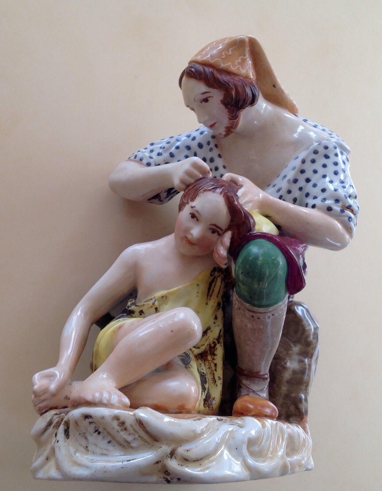 Antique Collectable Russian Porcelain Figurine Gardner \