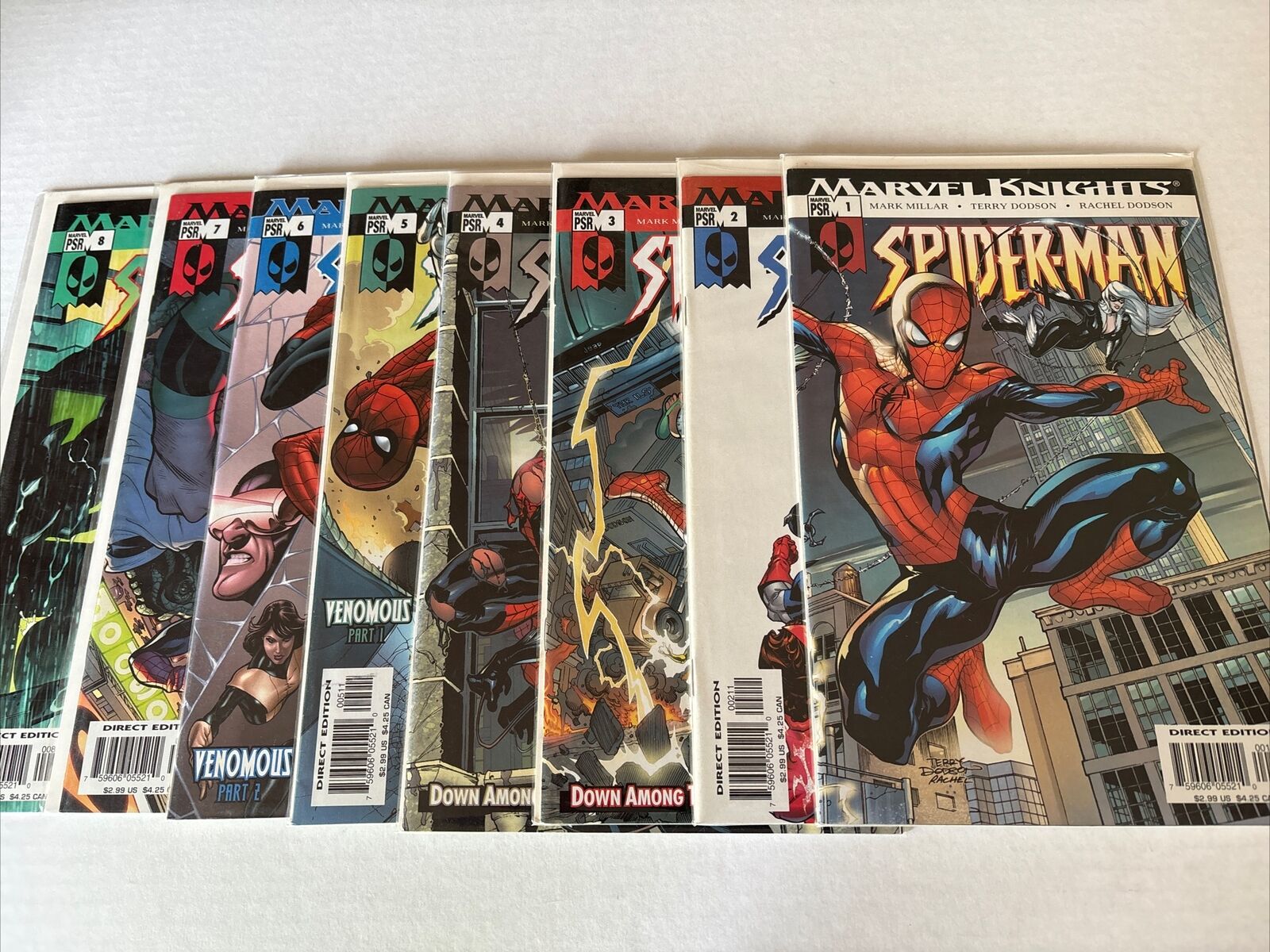Marvel Comics Marvel Knights Spider-Man eight issue run #1 2 3 4 5 6 7 8 ( 2004)