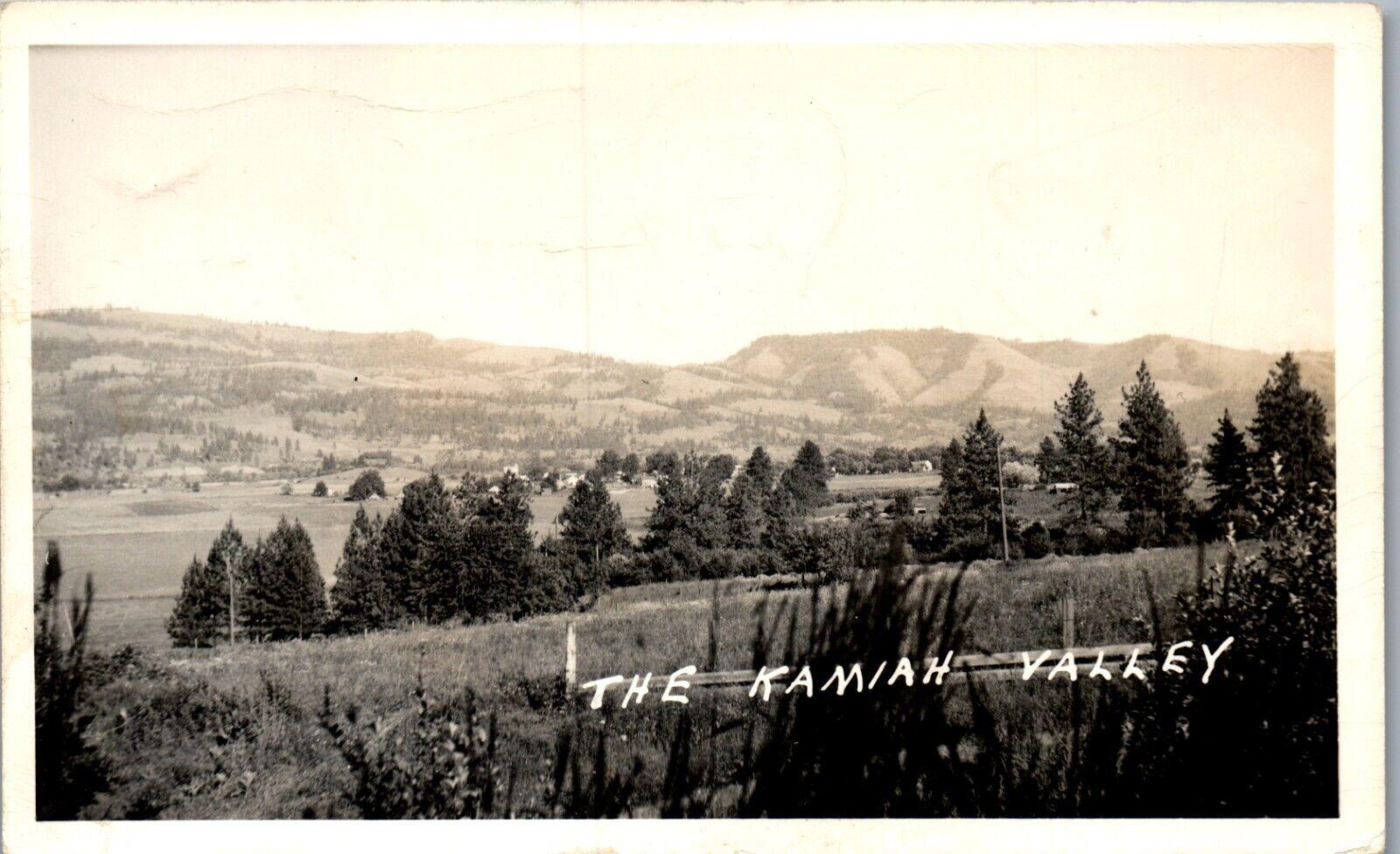 Kamiah Valley, Idaho RPPC (1949)