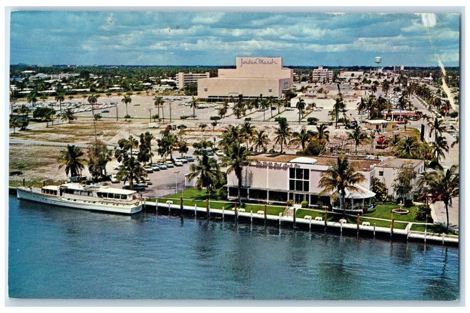 1966 Creighton\'s Restaurant Sunrise Shopping Fort Lauderdale Florida FL Postcard