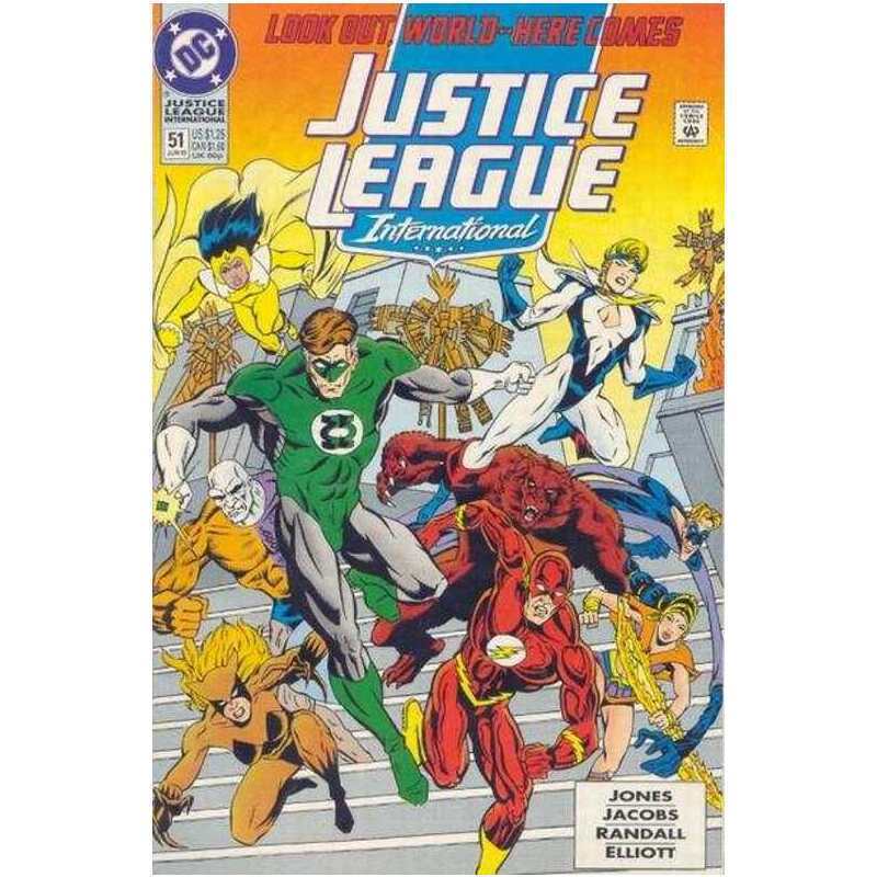 Justice League Europe #51 in Near Mint condition. DC comics [s`